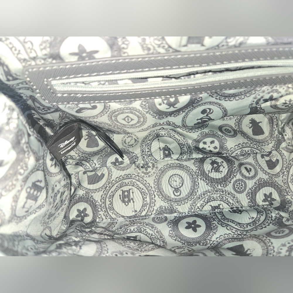 Loungefly x Disney Mint and Pink Floral Shoulder Bag In EUC - Picture 10 of 16